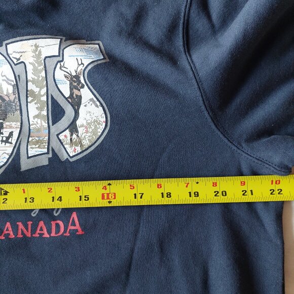 Roots "Greetings From Canada" crewneck sweatshirt, Unisex M - Picture 7 of 8